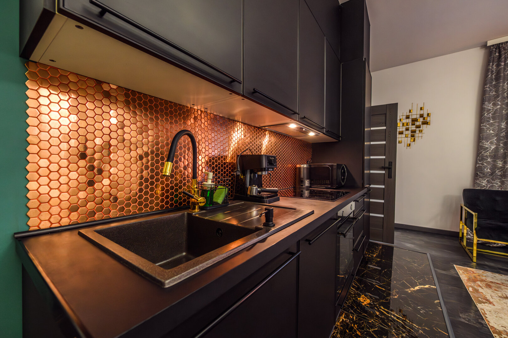 Copper Apartment by Cracovia Prime
